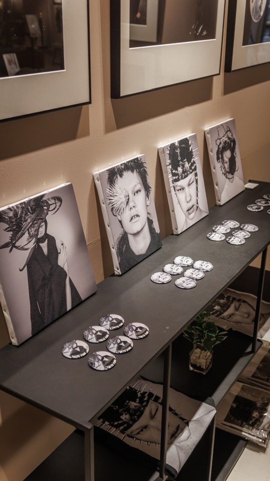 写真作品を近くで楽しむ展示