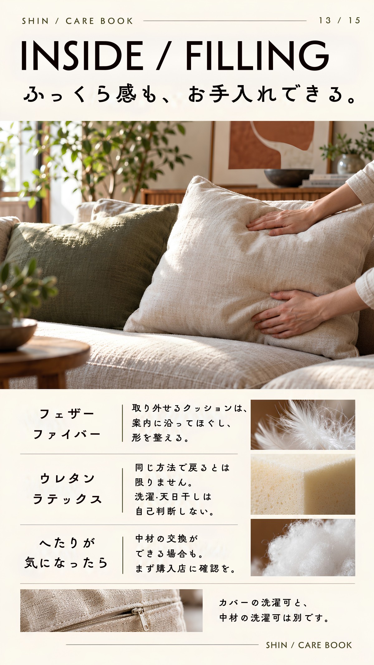 CARE BOOK 13ページ