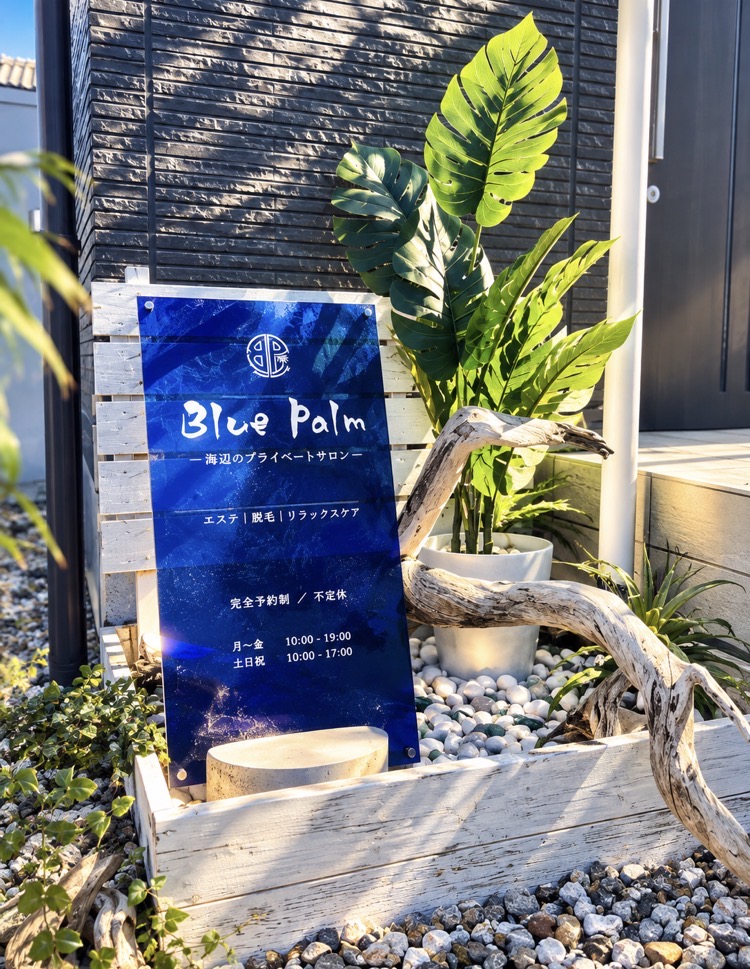 Blue Palm / 入口の全景